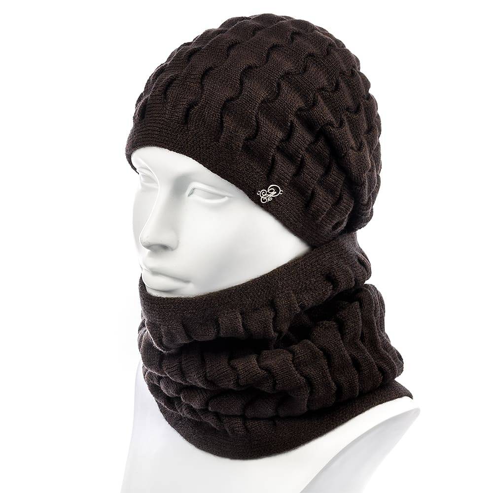 

Комплект Шапка + Снуд Шоколад Atrics WK-582 (ATR-50639)