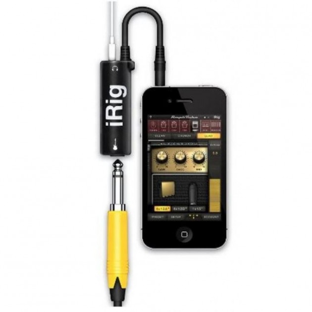 

Аудиоинтерфейс IRig Multimedia AmpliTube для подключения гитары или бас гитары к iPhone, iPad, iPod, iMac, Mac