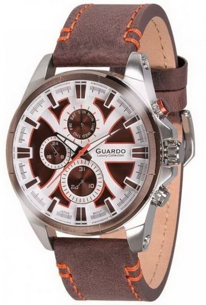 

Мужские наручные часы Guardo S01631 SWBr