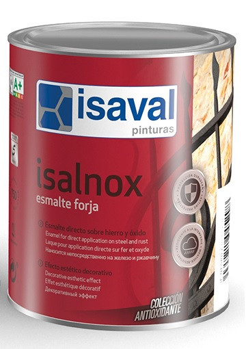 

Антикорозійна емаль для металу з ефектом ковки ISAVAL Forja Чорна 0.75 л