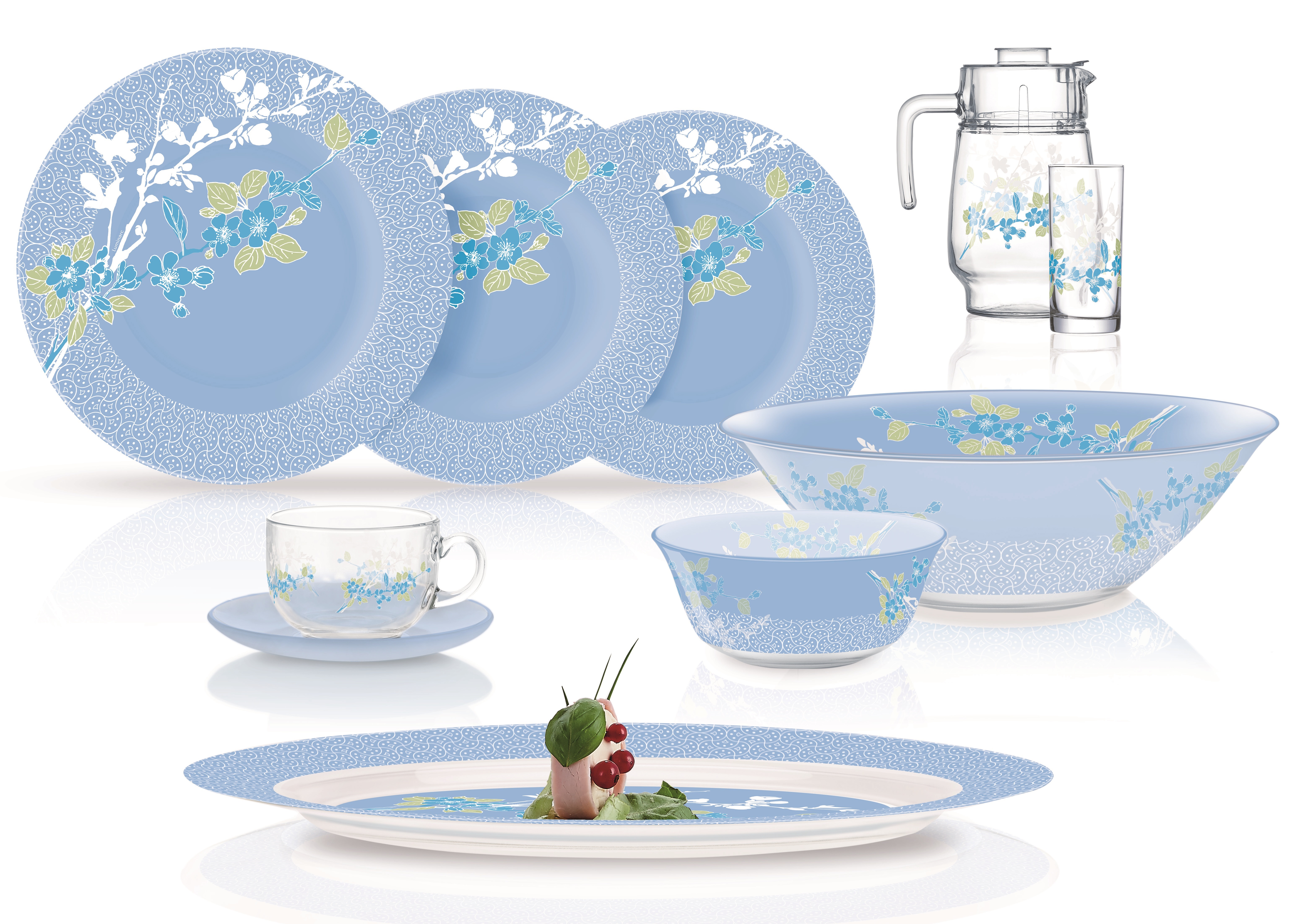 

Сервіз Luminarc Japanese Blue, 46 предметів