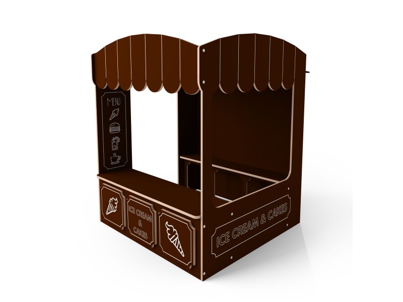 

Игровой домик IndigoWood Cafe коричневый (39899)