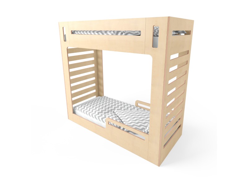 

Кровать двухъярусная Indigo Wood CuRocks 2.0 натуральное дерево (39855)