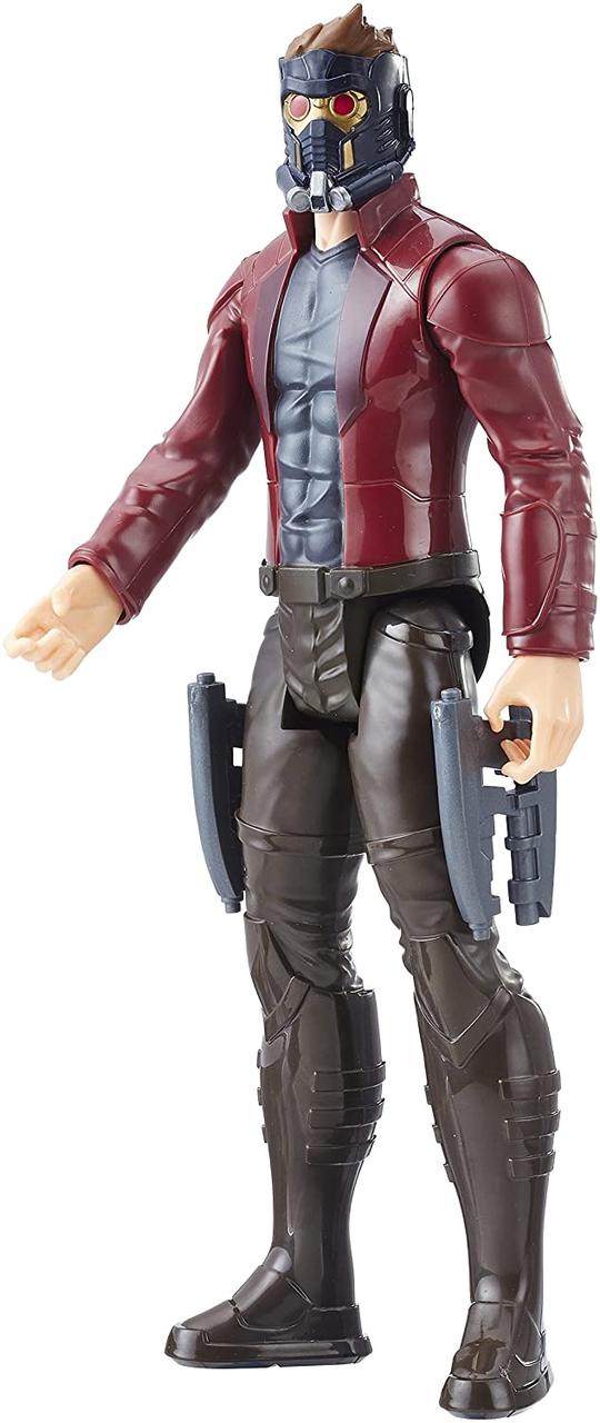 

Игровая фигурка Звёздный Лорд со шлемом и бластерами, высота 30 см - Star Lord, Marvel, Titan Hero Series