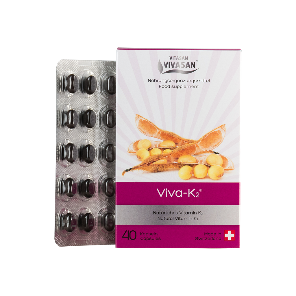 

Натуральна добавка Vivasan Viva- K2 40 шт