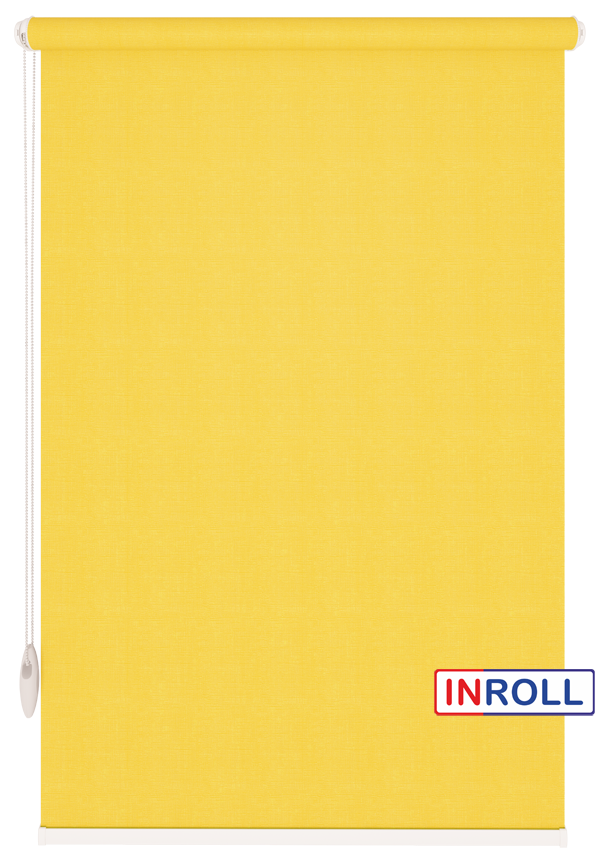 

Ролета тканевая INROLL Есо-Mini 100х185 см Camila Лимонный A607