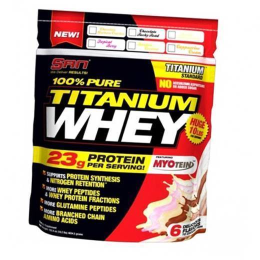 

Протеин, 100% Pure Titanium Whey, San 4634г Тропические ягоды (29091005)