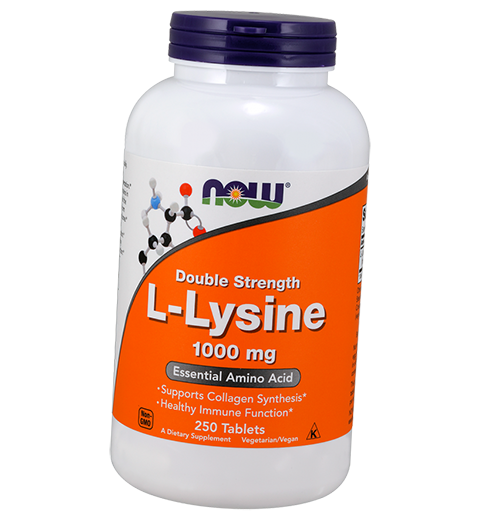 

Л Лизин, Lysine 1000, Now Foods 250таб (27128018)