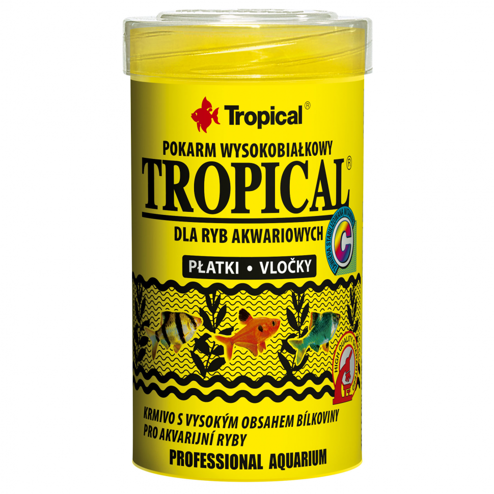 

Корм для всех аквариумных рыб Tropical в хлопьях 1 л