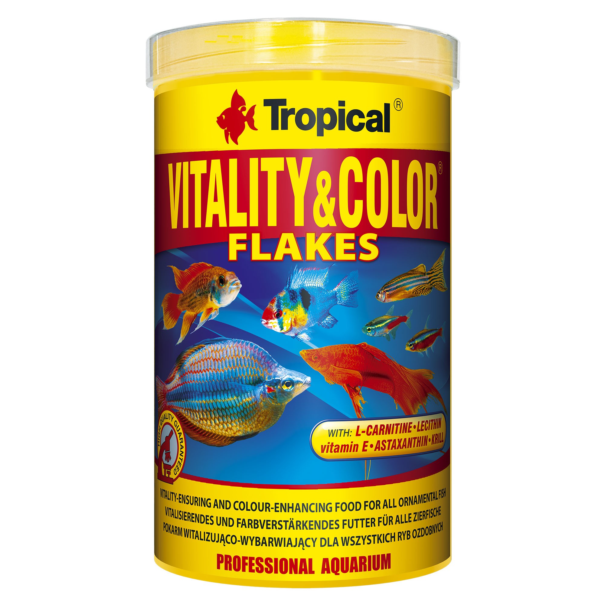 

Корм для аквариумных рыб Tropical Vitality & Color в хлопьях 1 л