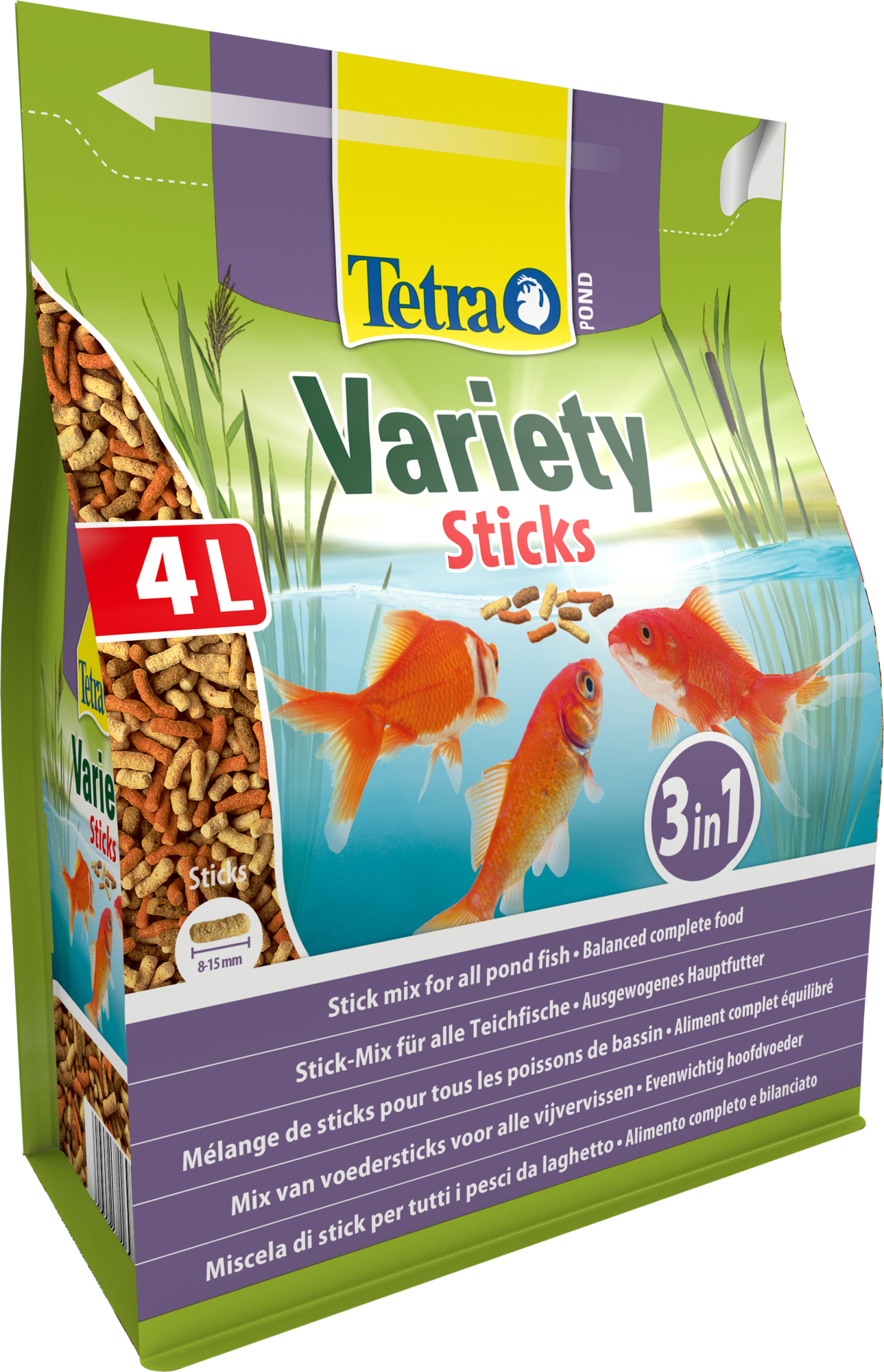 

Корм (смесь) для прудовых рыб в зимний период Tetra Pond Variety Sticks 4.1 кг/25 л