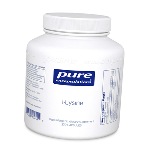 

Лизин, L-Lysine 500, Pure Encapsulations 270капс (27361007)