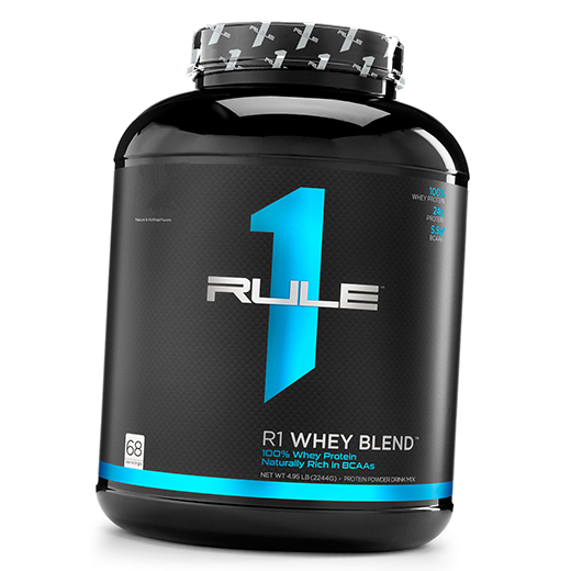 

Сывороточный протеин, Whey Blend, Rule 1 2240г Карамель с солью (29408004)