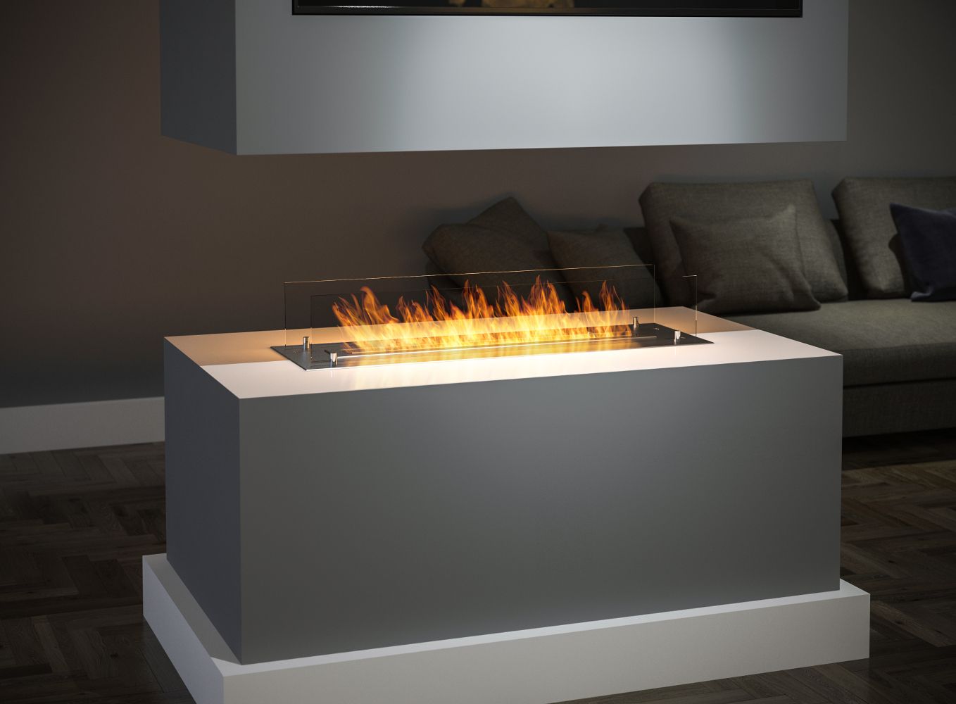 

Биокамин Infire INSERT 1000 INOX Silver