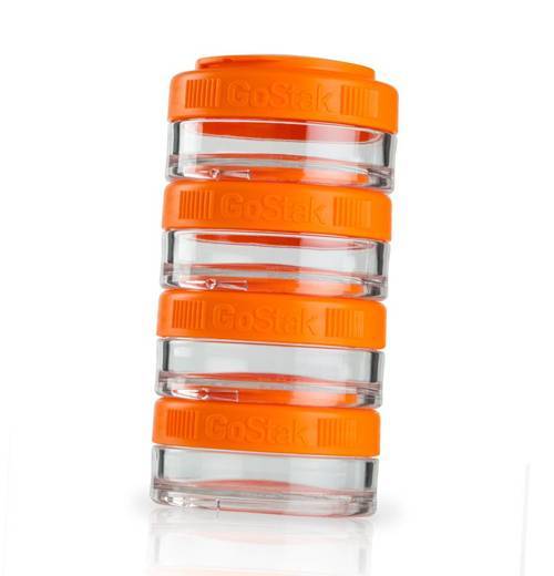 

Контейнер GoStak 4 Pak Blender Bottle Оранжевый (33234001)