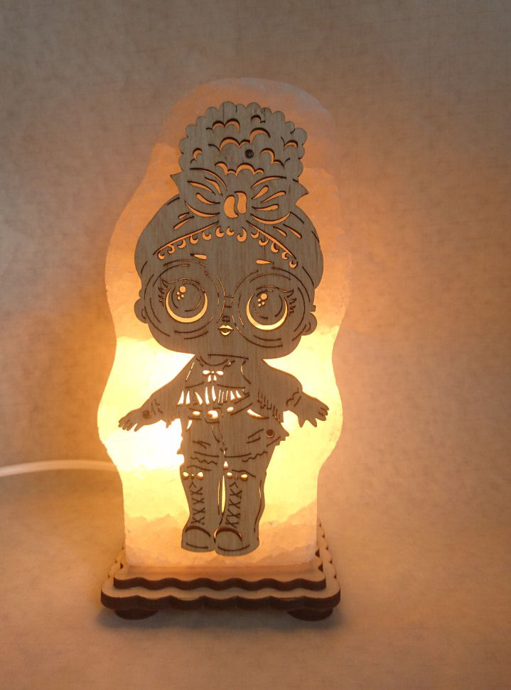 

Соляной светильник EcoDecorLamp ЛОЛ 5