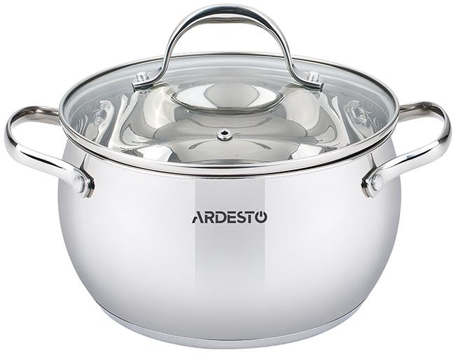 

Большая кастрюля из нержавеющей стали 5.0 л с крышкой Ardesto Gemini Диаметр 22см