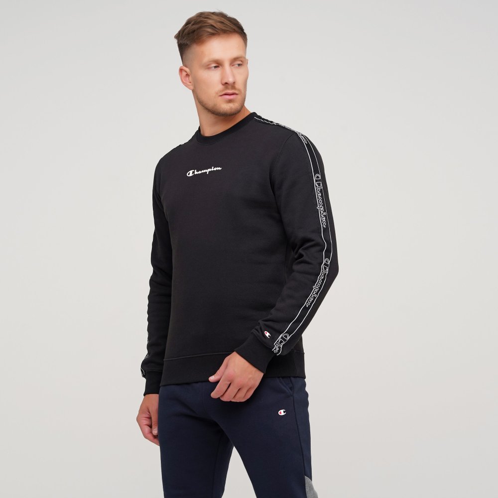 

Мужской свитшот Champion Crewneck Sweatshirt Черный 42 (cha215312-NBK)