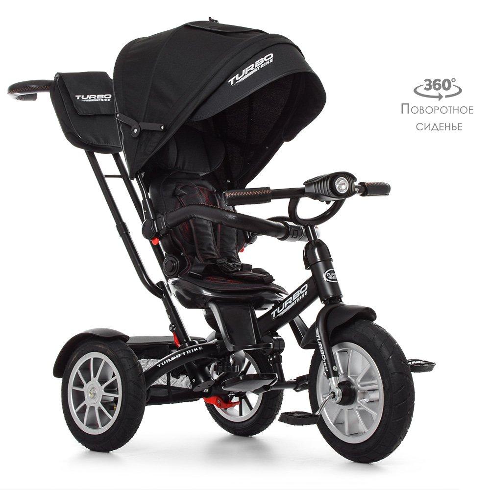 

Дитячий велосипед триколісний Turbo Trike Чорний (M 4057-20)