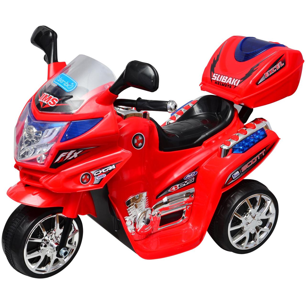 

Дитячий електромотоцикл Bambi F938 Червоний (M0566 / F938-3)