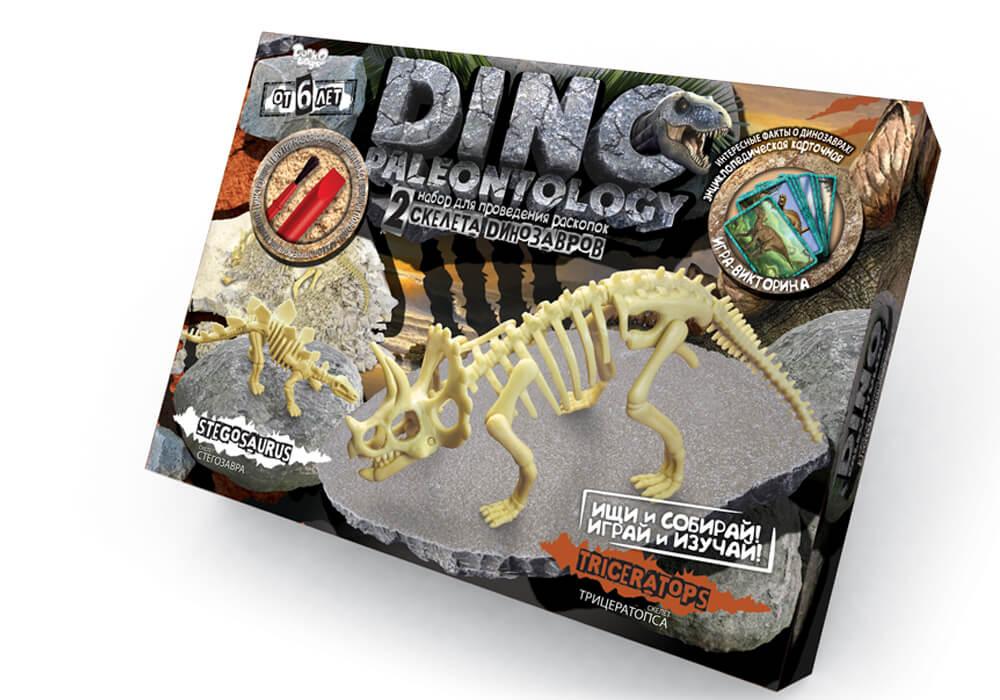 

Игровой набор Danko Toys Dino Paleontology / Трицератопс и Стегозавр