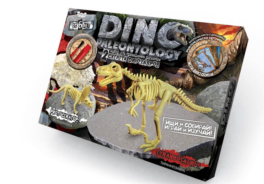 

Игровой набор Danko Toys Dino Paleontology / Тираннозавр и Протоцератопс