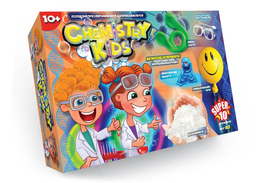 

Набор для проведения опытов Danko Toys CHEMISTRY KIDS / Супер 10 № 3