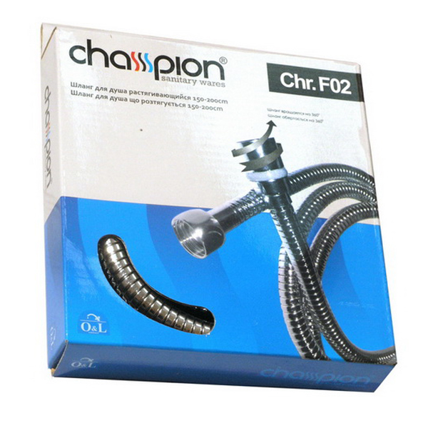 

Шланг растяжной CHAMPION Chr.F02 (160 см) с подшипником (CH0166)