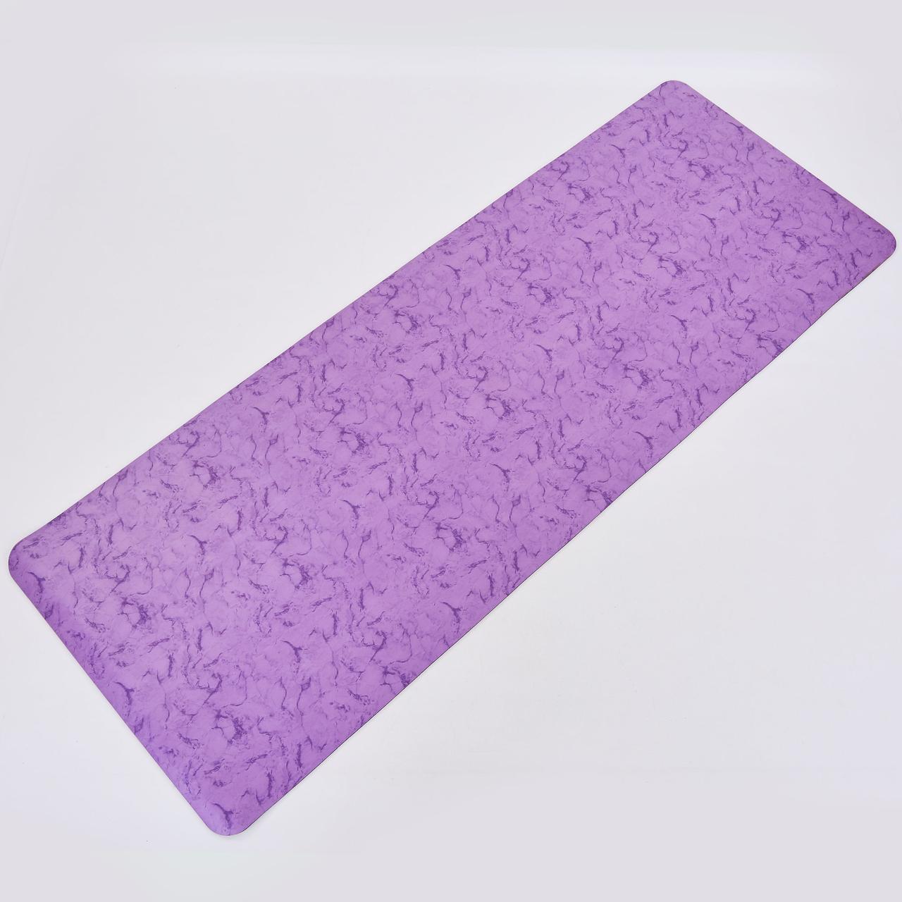 

Коврик для фитнеса и йоги PU Zelart Sport 0566 5мм фиолетовый