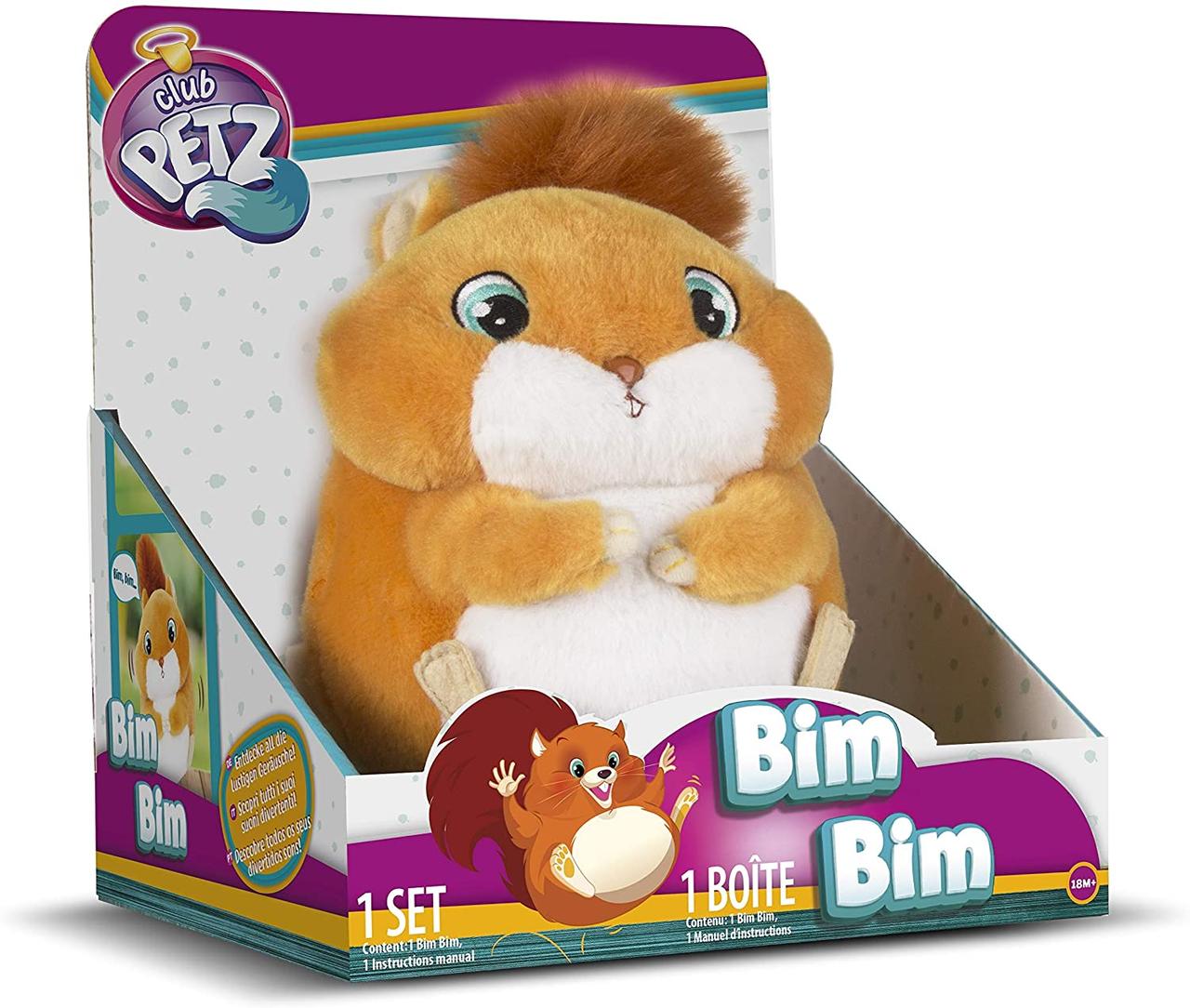 

Інтерактивна іграшка IMC Toys Club Petz Funny Bim Bim Весела білка (95083) (B01932KM3K)