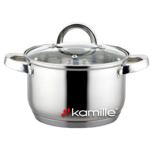 

Кастрюля из нержавеющей стали 4 л Kamille 5620S