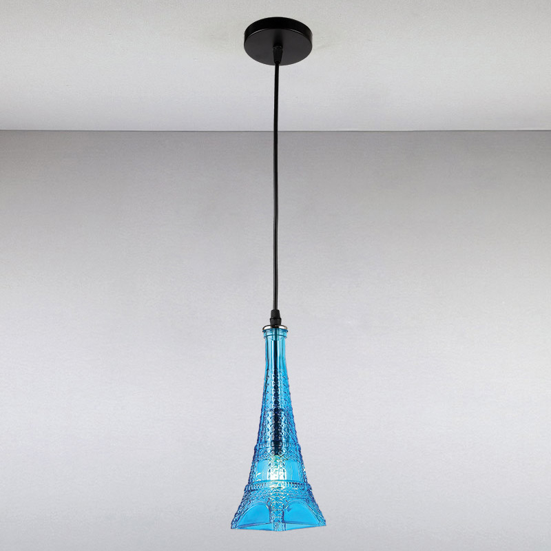 

Люстра Light House LS-13377-1 BL голубая