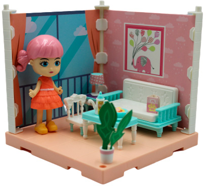 

Игровой набор Funky Toys Милый уголок Гостиная с куклой (FT3101)