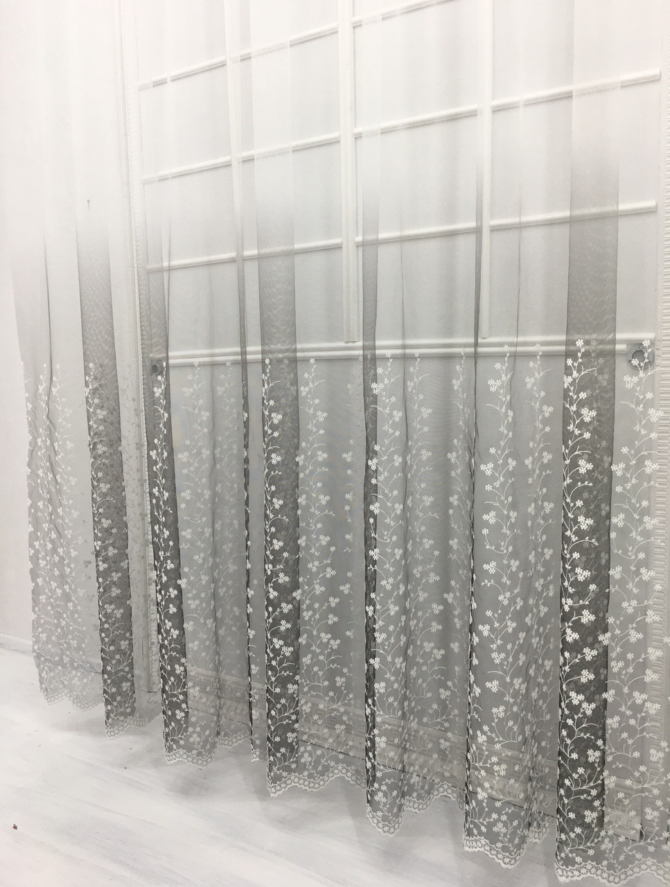

Тюль дэграде Декор Тексиль Франческа (Графитный), 500*270см (арт. 32748)