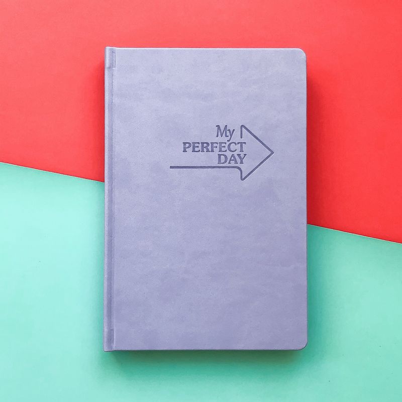 

Мотивирующий планер-ежедневник My perfect day LifeFLUX А5 сиреневый (украинский язык)