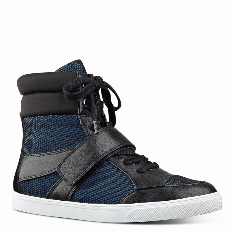 

Сникерсы Nine West Hightop Blue black размер 38 стелька 25 см синий (SW-0044)