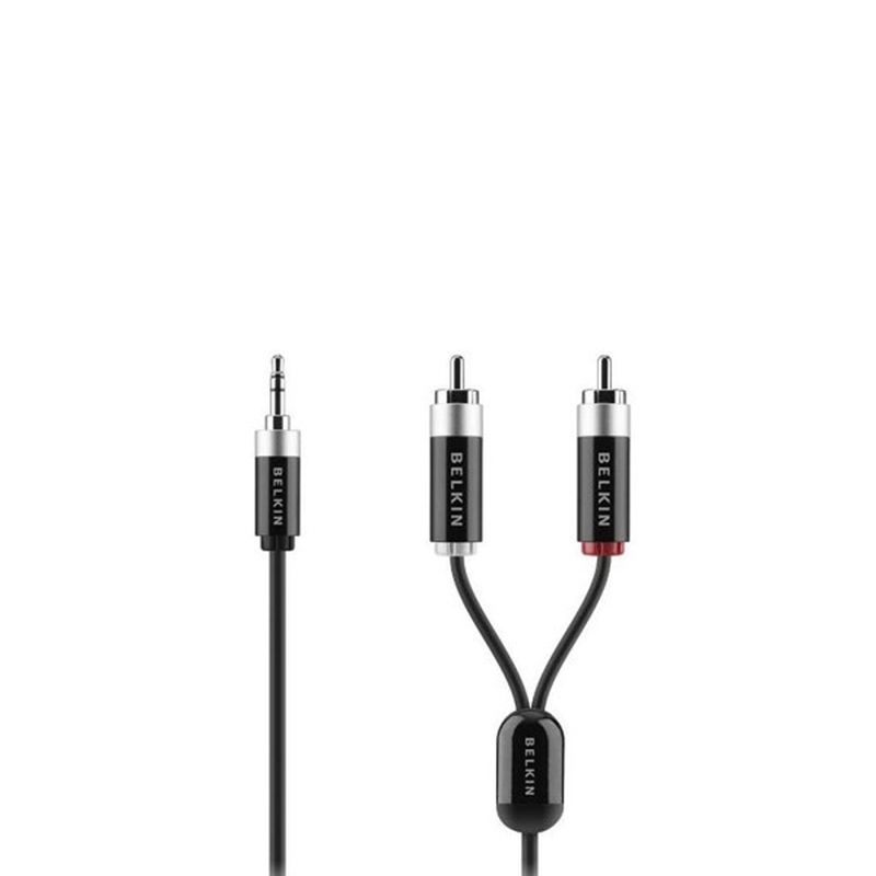 

Коммутационный кабель Mini-Jack 3.5 - 2хRCA Belkin ProAV 1000 2m