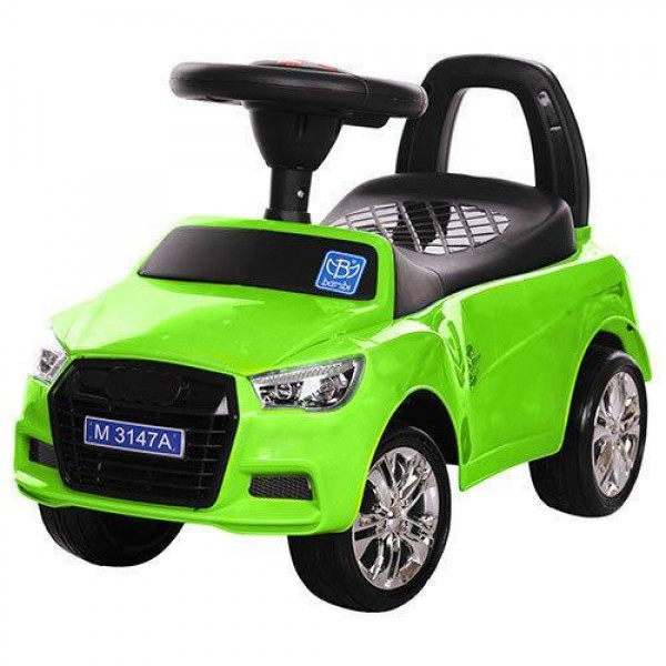 

Толокар машинка Bambi Audi M 3147A-5 Green (008806)