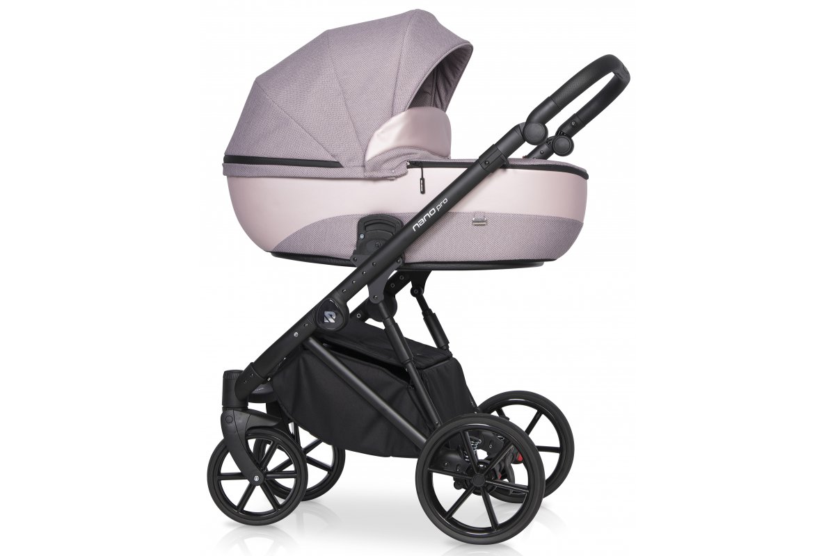 

Универсальная коляска 2 в 1 Riko Nano Pro 03 Pearl Pink