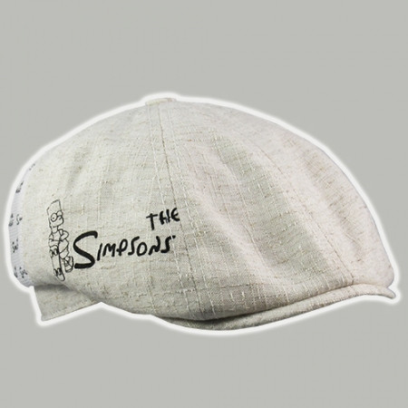 

Детская летняя кепка восьмиклинка из льна бежевый 6109/4 Simpsons, Ellipse 48-50 см