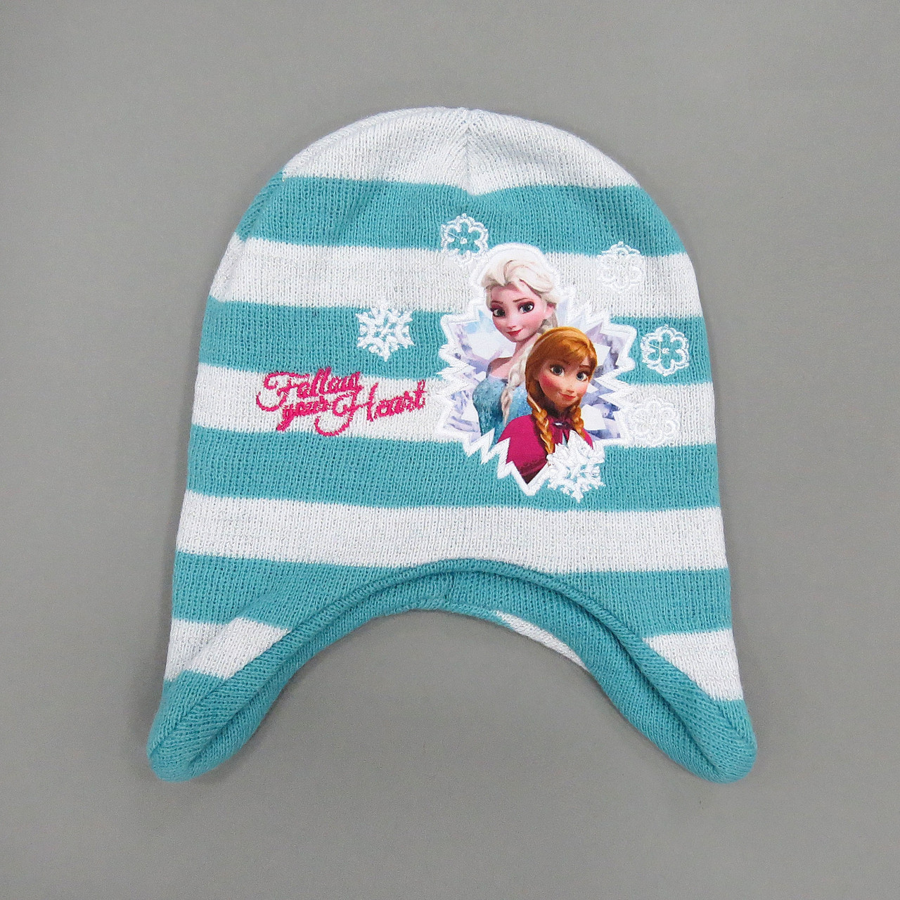 

Шапка "Эльза и Анна" Frozen Disney для девочки 46-50 см Голубая с белым 15267