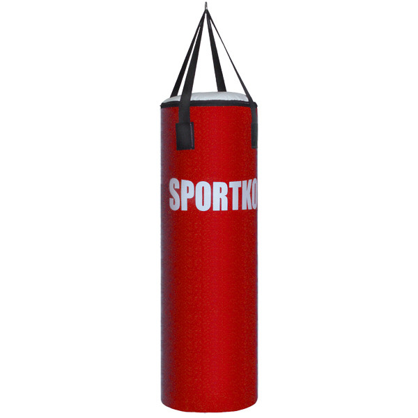 

Боксерский мешок SPORTKO ПВХ 110 см/35 см/20-25 кг красный