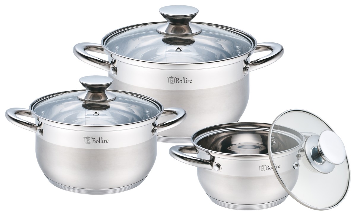 

Набор кастрюль Bollire 6 предметов (BR-4001)