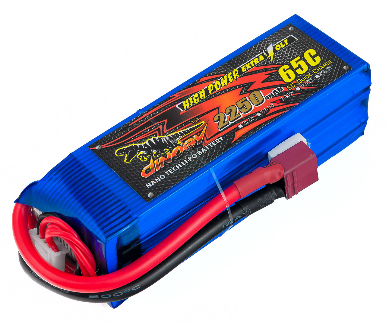 

Аккумулятор Dinogy Li-Pol 2250mAh 14.8V 4S 65C 33x35x106 мм T-Plug (2711425316918)