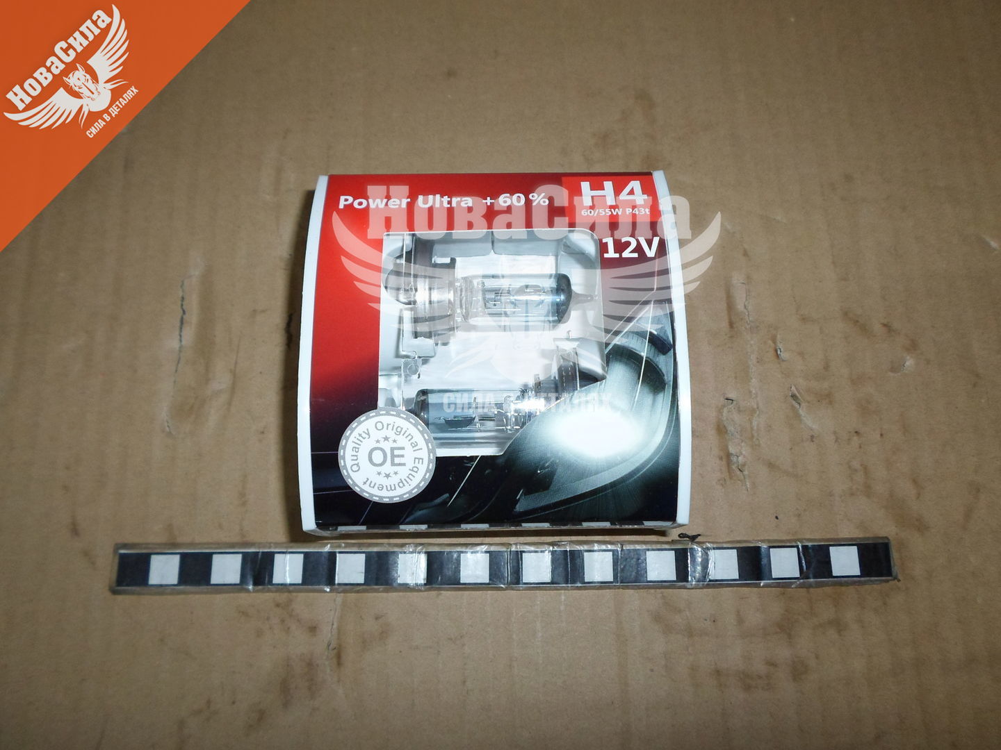 

Лампочка галогенная H4 P43t 12V-60 / 55Вт (Brevia) 60 (Power Ultra) (кт. 2шт.) 12040PUS
