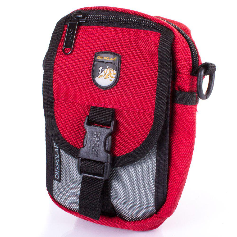 

Спортивная сумка мужская Onepolar 13х19х4,5 см (sum0007968) Красный