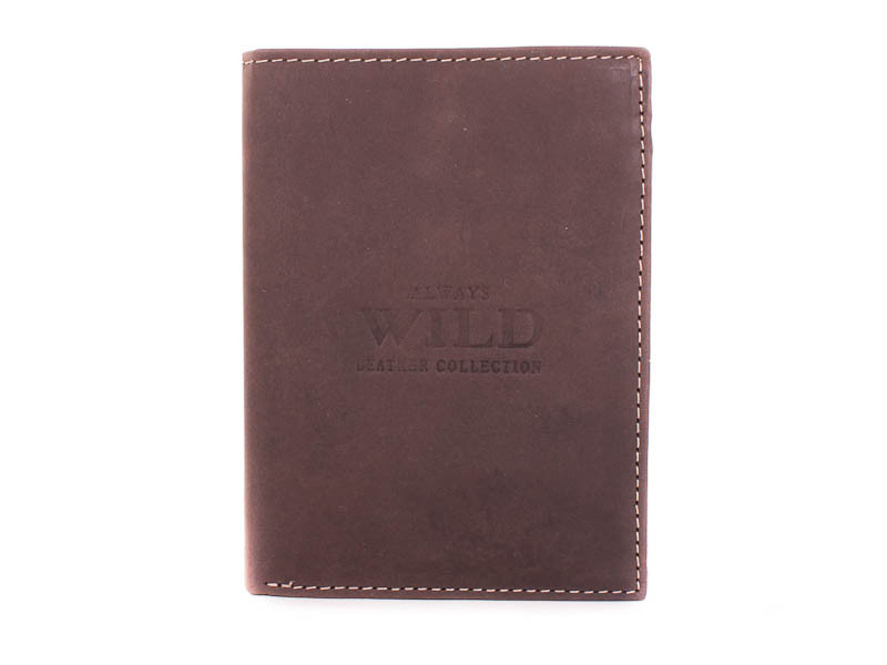 

Кожаный кошелек мужской Always Wild 9,5x12,5x2 см Коричневый