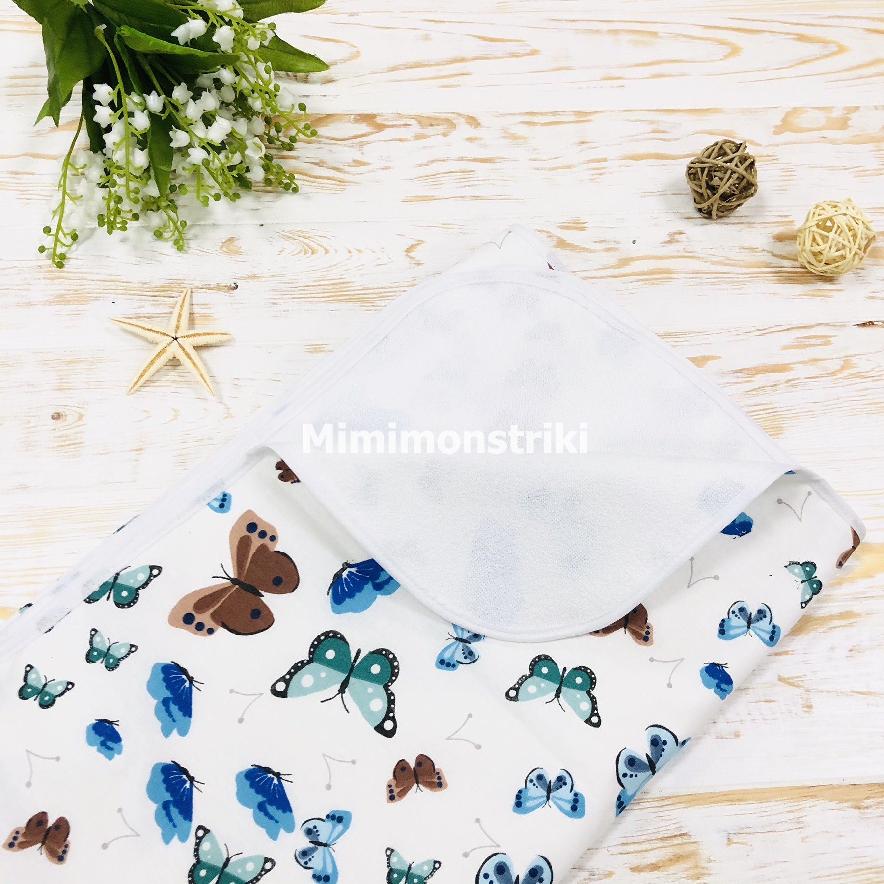 

Непромокаемая двусторонняя детская пеленка 100*80 см Lukoshkino® разноцветный (NP-95)