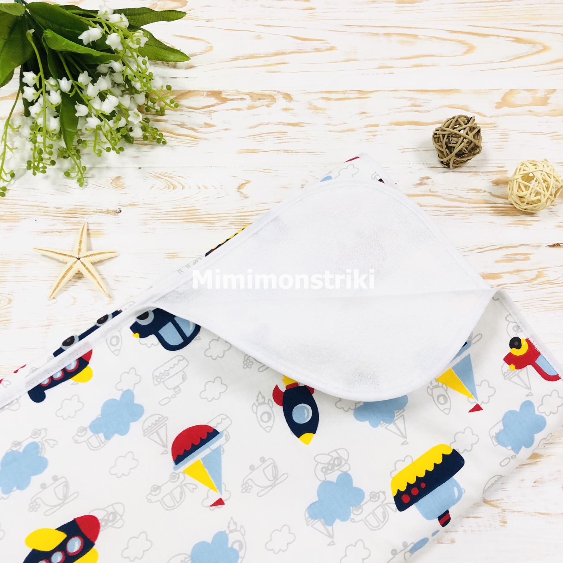 

Непромокаемая двусторонняя детская пеленка 100*80 см Lukoshkino® разноцветный (NP-81)