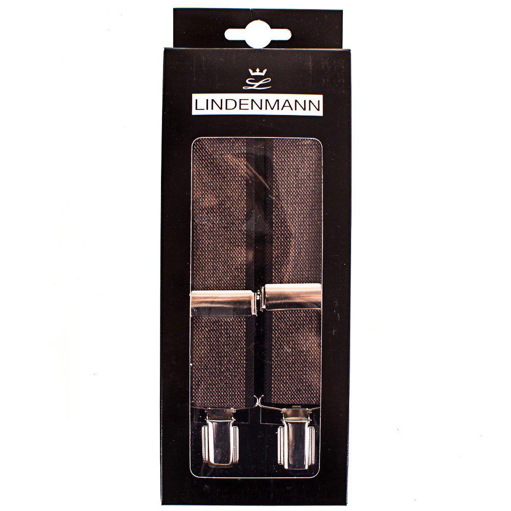 

Подтяжки мужские Lindenmann 116х3,5 см Коричневый